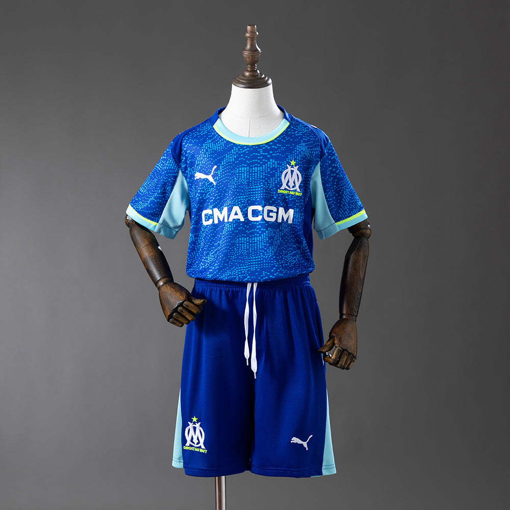 Marseille 25/26 Third Away Kids Kit Jersey