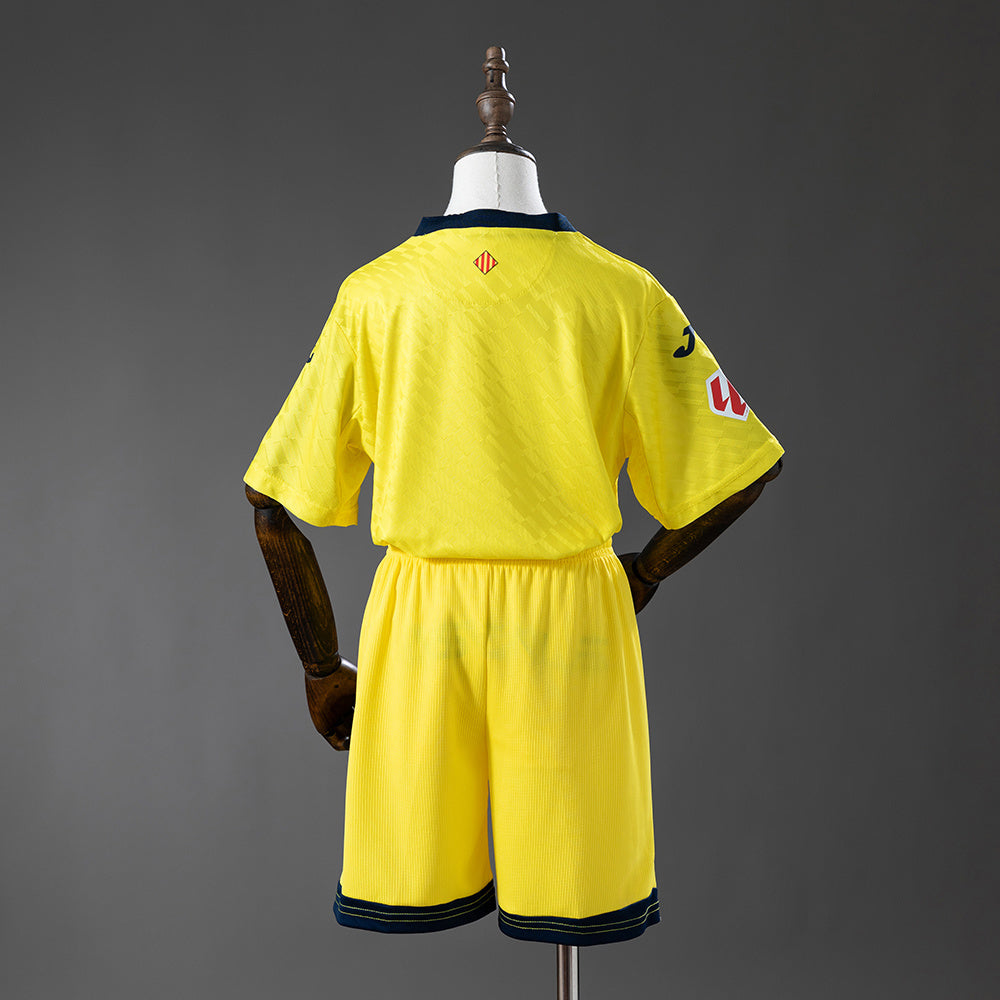 Villarreal 25/26 Home Kids Kit Jersey