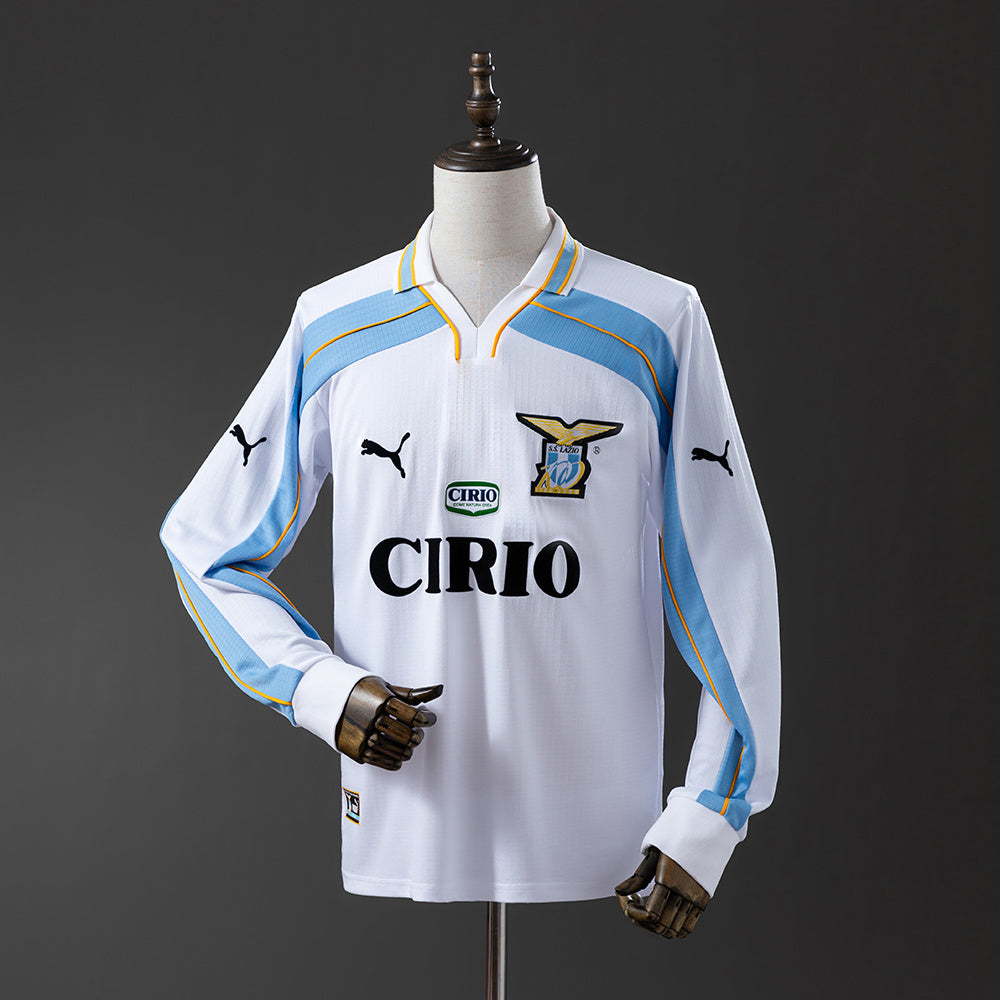 Retro Lazio 00/01 Away Shirt Long Sleeve