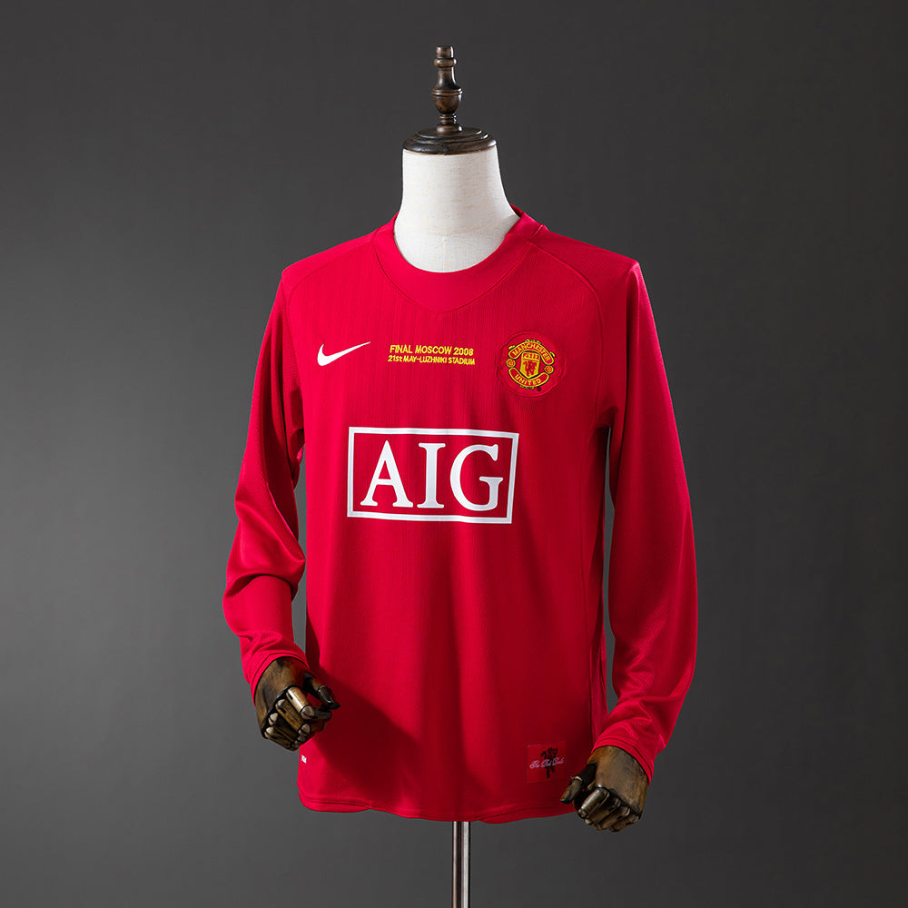 Retro Manchester United 07/08 Champions League Long Sleeve