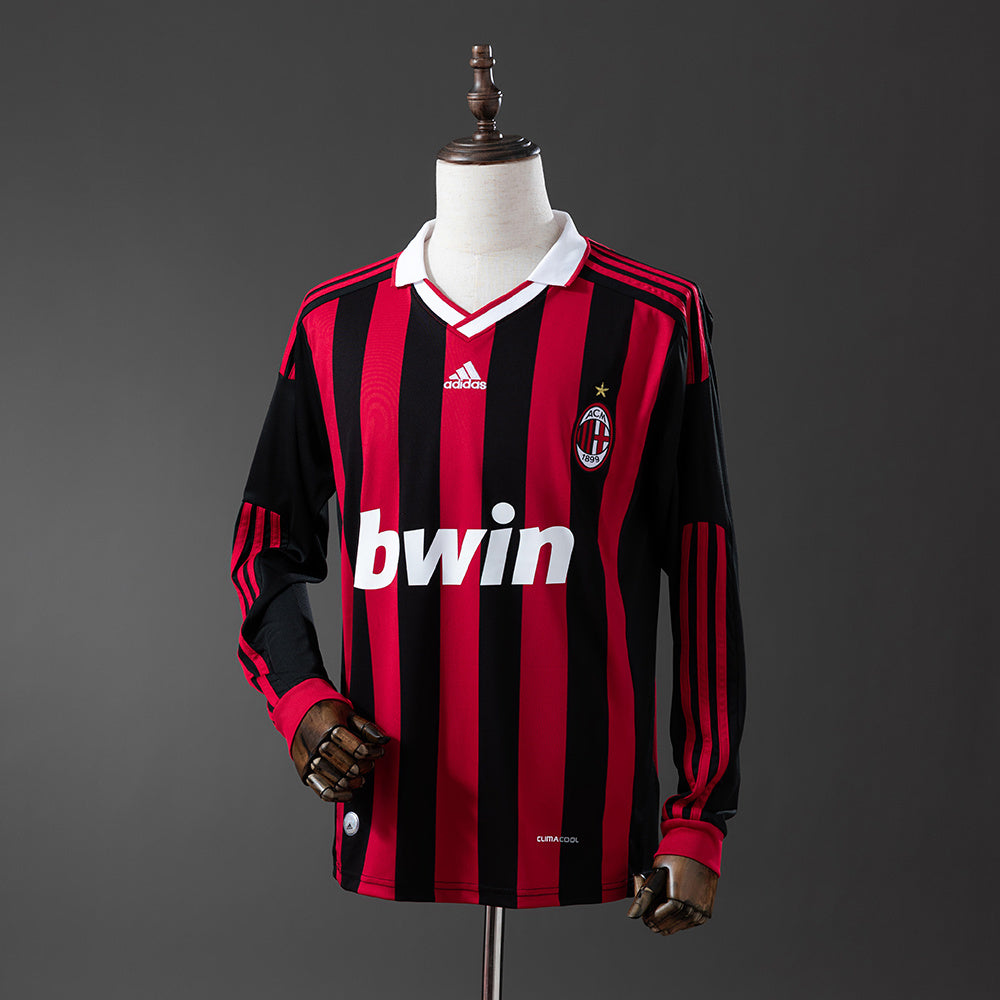 Retro Long Sleeve AC Milan 09/10 Home