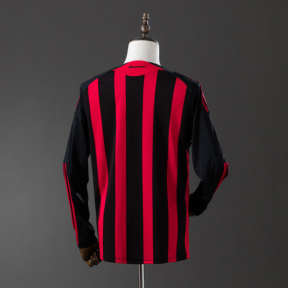 Retro Long Sleeve AC Milan 08/09 Home
