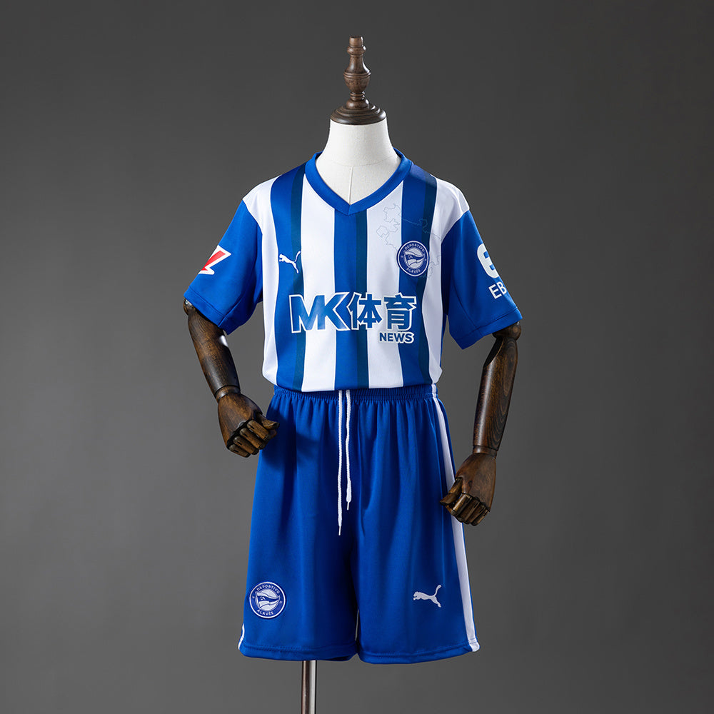 Deportivo Alavés 25/26 Home Kids Jersey