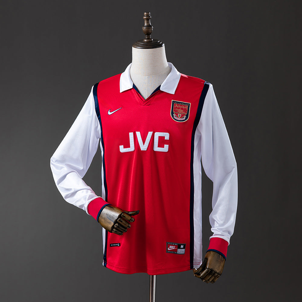 Retro Long Sleeve Arsenal 98/99 Home