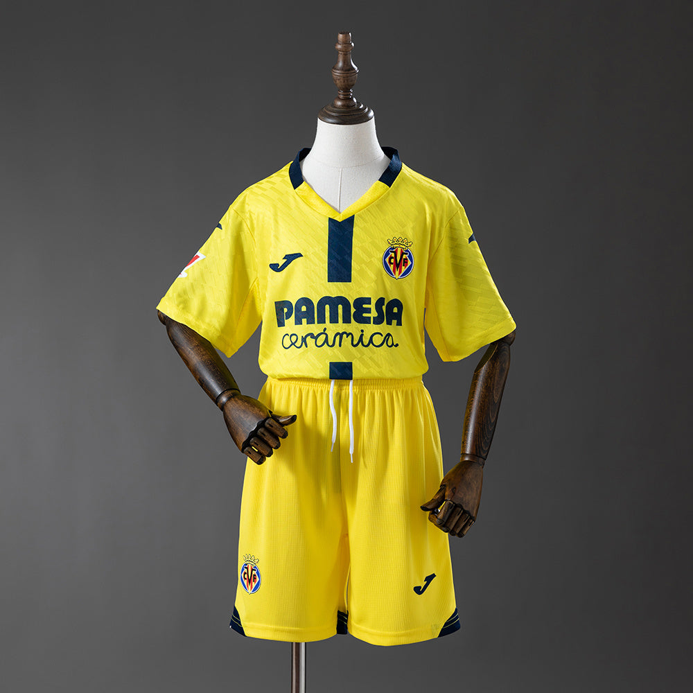 Villarreal 25/26 Home Kids Kit Jersey
