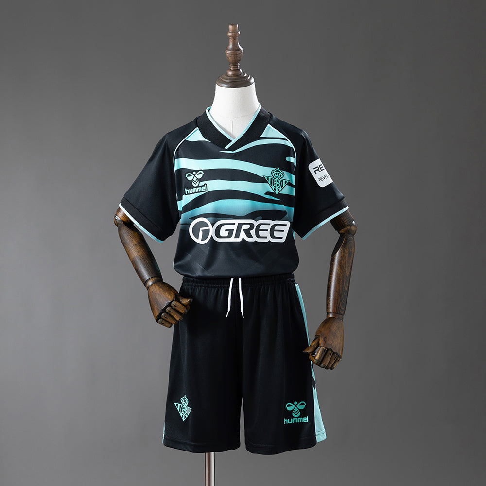 Real Betis 25/26 Third Away Kids Kit Jersey