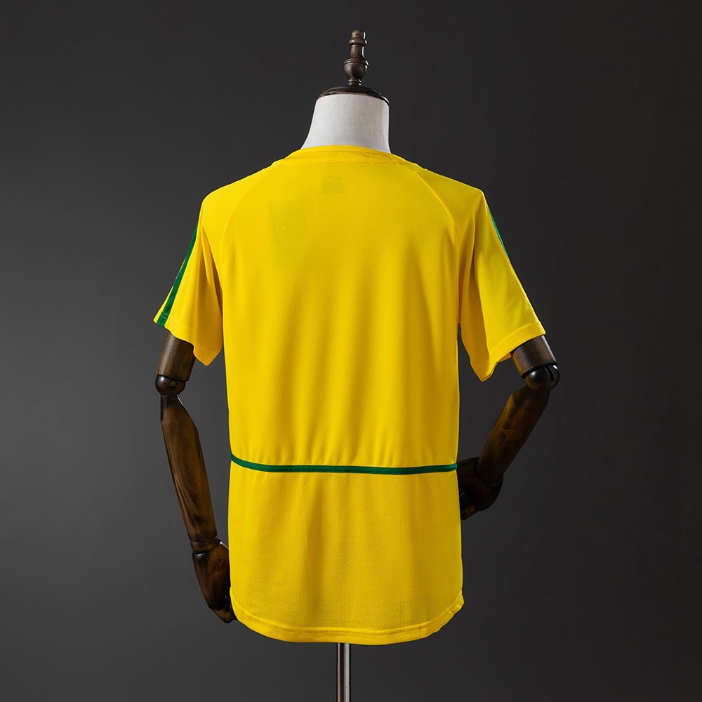 Retro 2002 Brazil Home Shirt - theftblkits