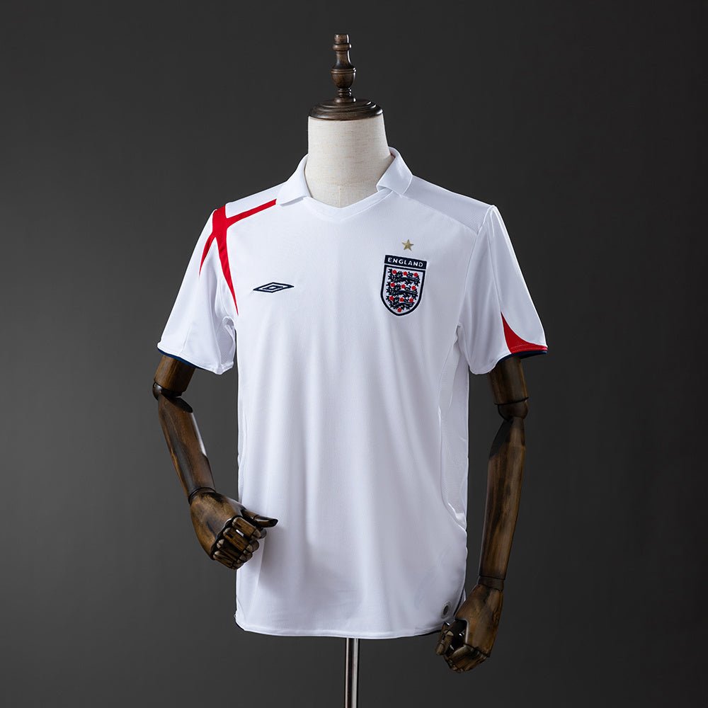 Retro 2006 England Home Shirt - theftblkits