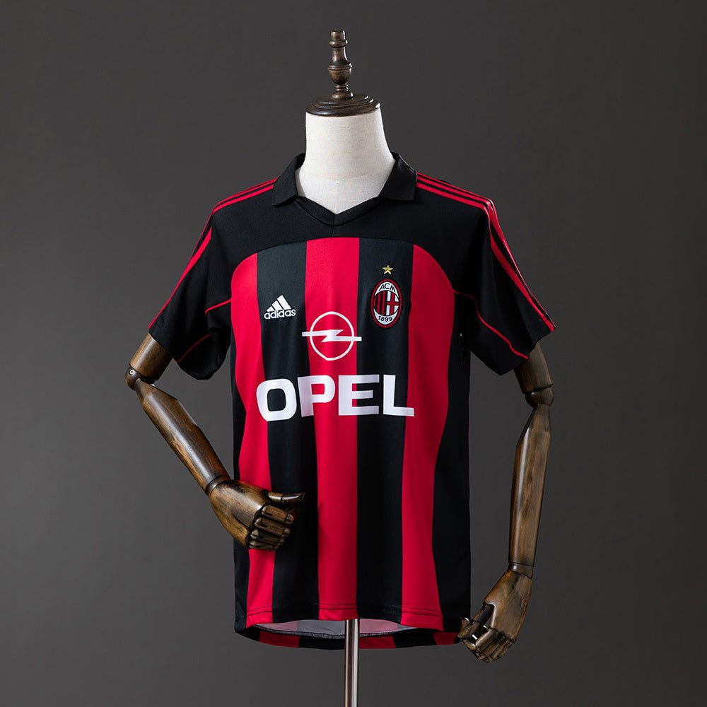Retro AC Milan 00/01 Home Shirt - theftblkits