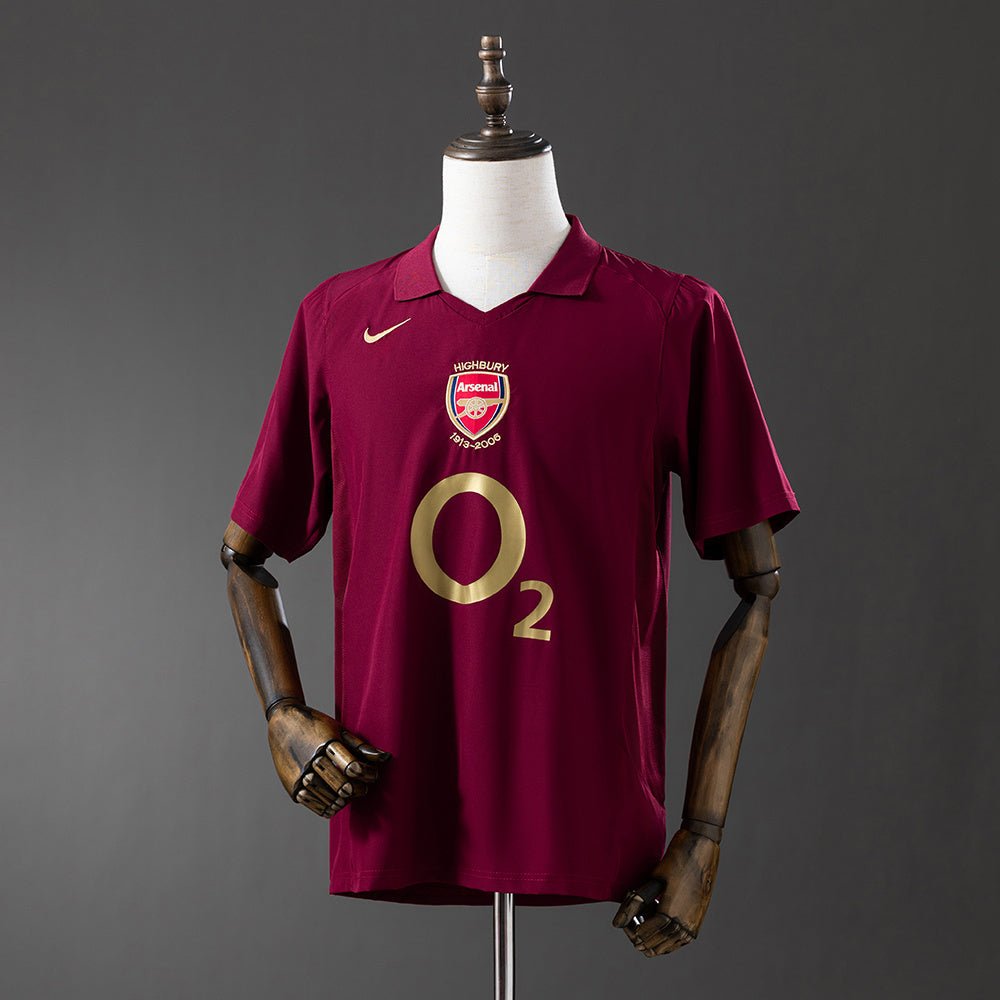 Retro Arsenal 05/06 Home Shirt - theftblkits