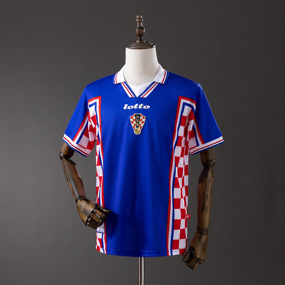 Retro Croatia 1998 Home Shirt - theftblkits