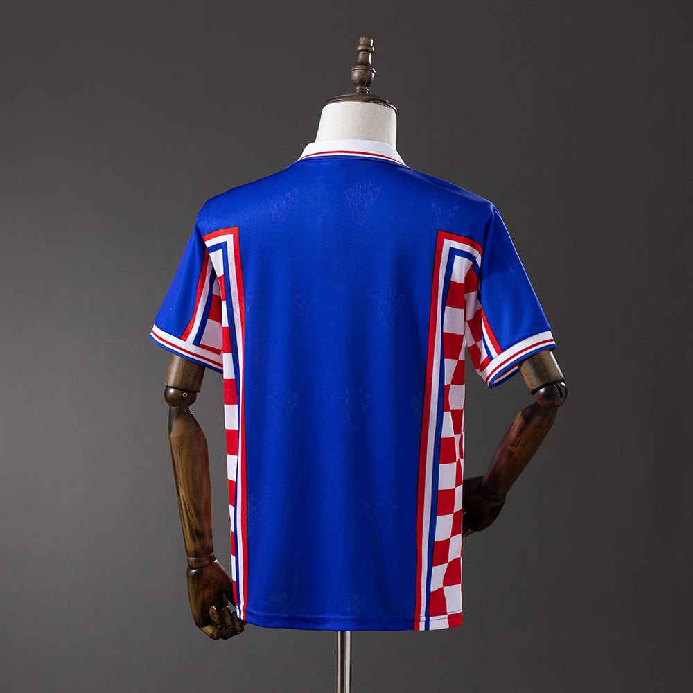 Retro Croatia 1998 Home Shirt - theftblkits
