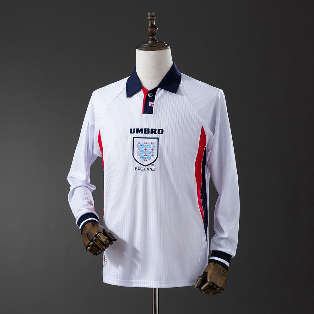 Retro England 1998 Home Shirt Long Sleeve - theftblkits