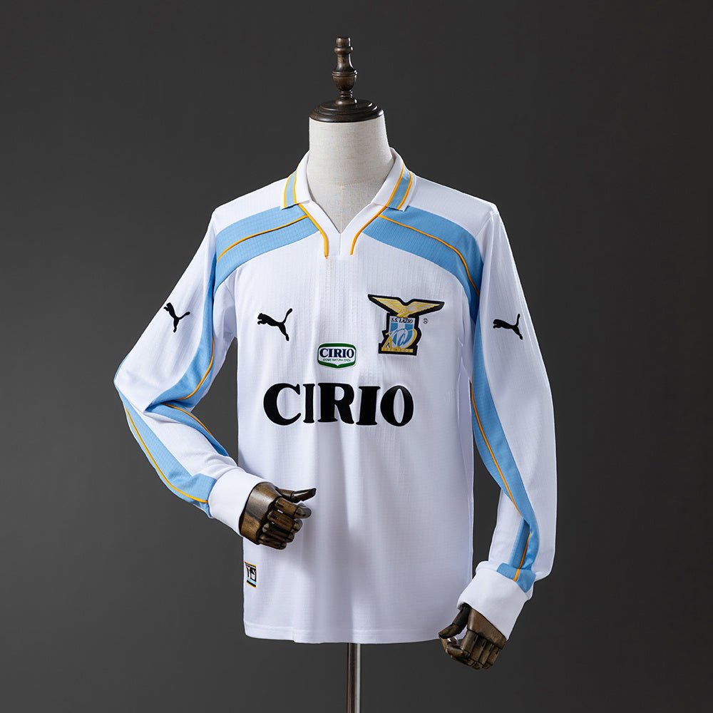 Retro Lazio 00/01 Away Shirt Long Sleeve - theftblkits