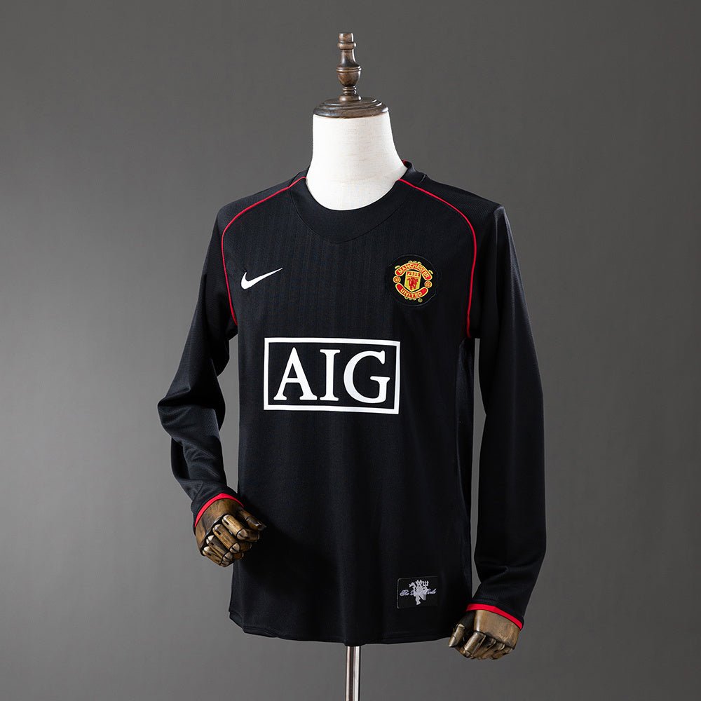 Retro Manchester United 07/08 Away Long Sleeve - theftblkits
