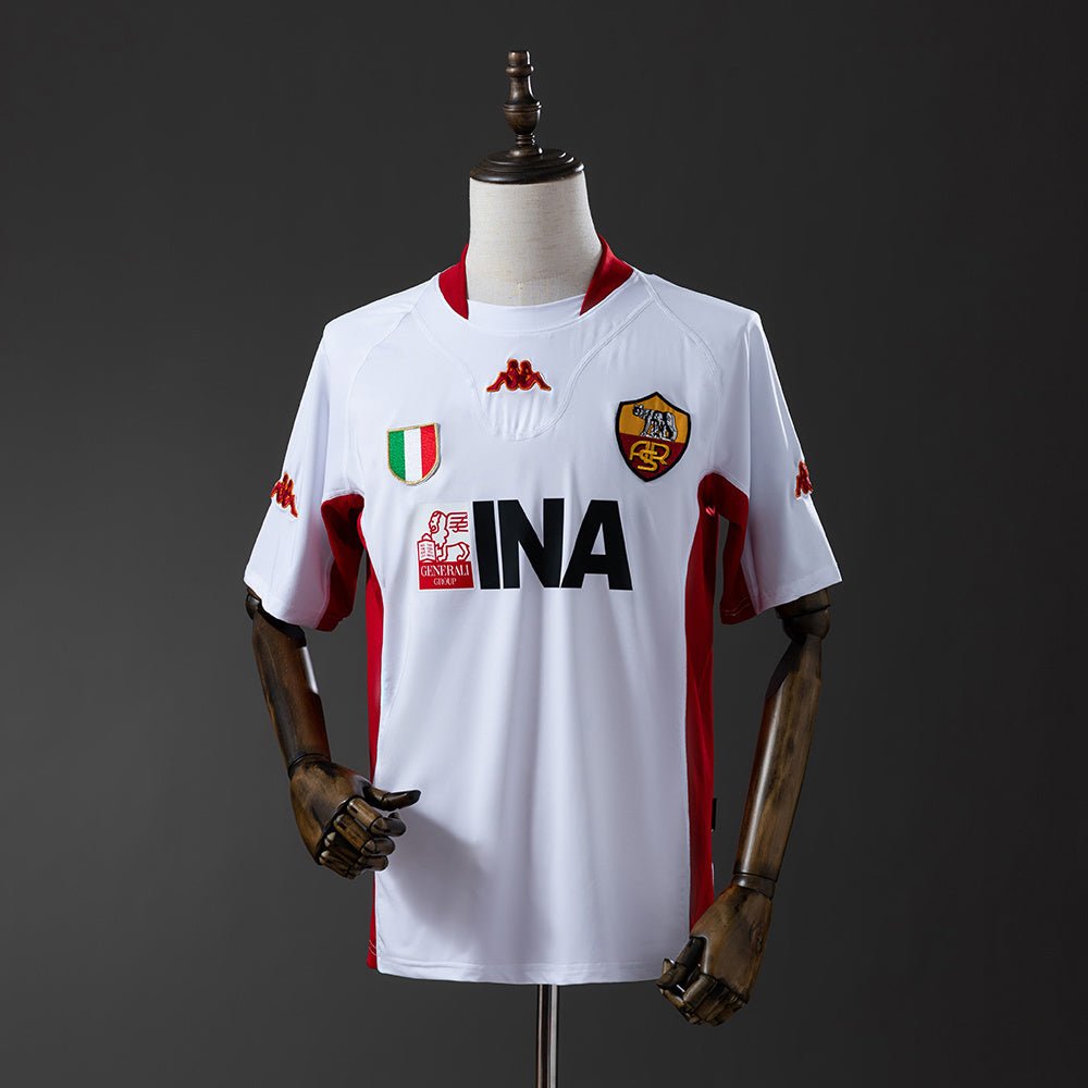 Retro Roma 01/02 Away Shirt - theftblkits