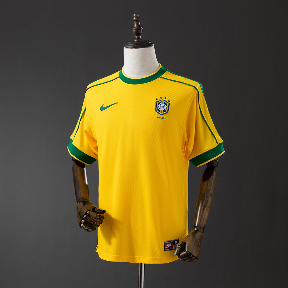 Retro Brazil 1998 Home Shirt