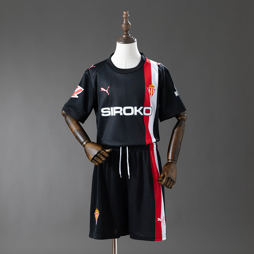 Sporting Gijon 25/26 Away Kids Kit Jersey