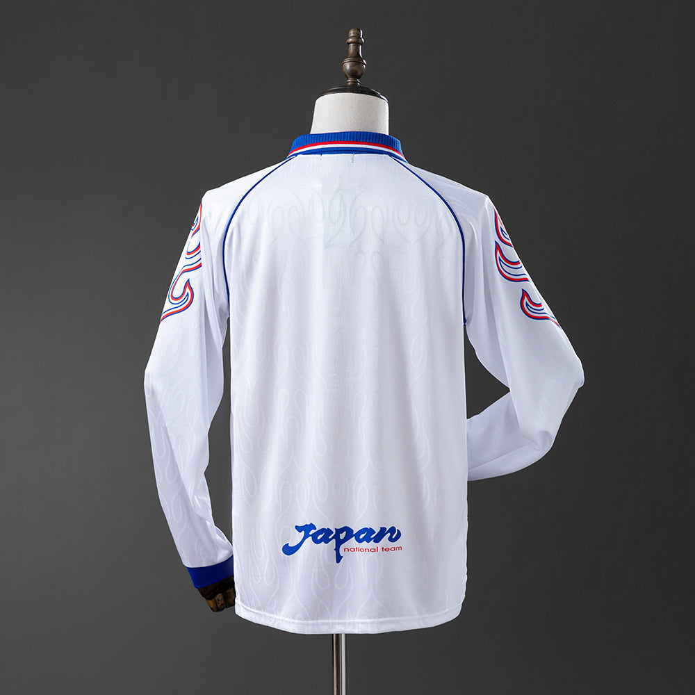 Japan 1998 Away Long Sleeve Retro Jersey