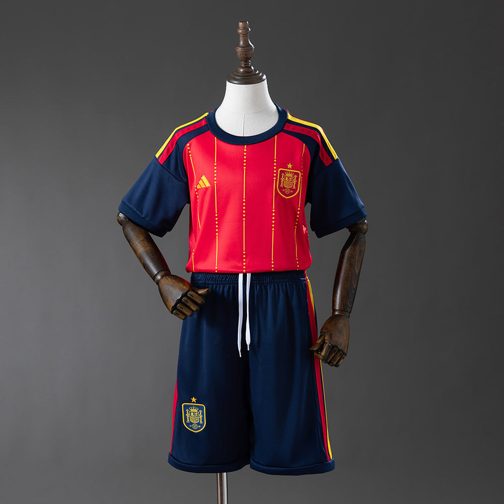 Spain 2026 Home Kids Kit Jersey
