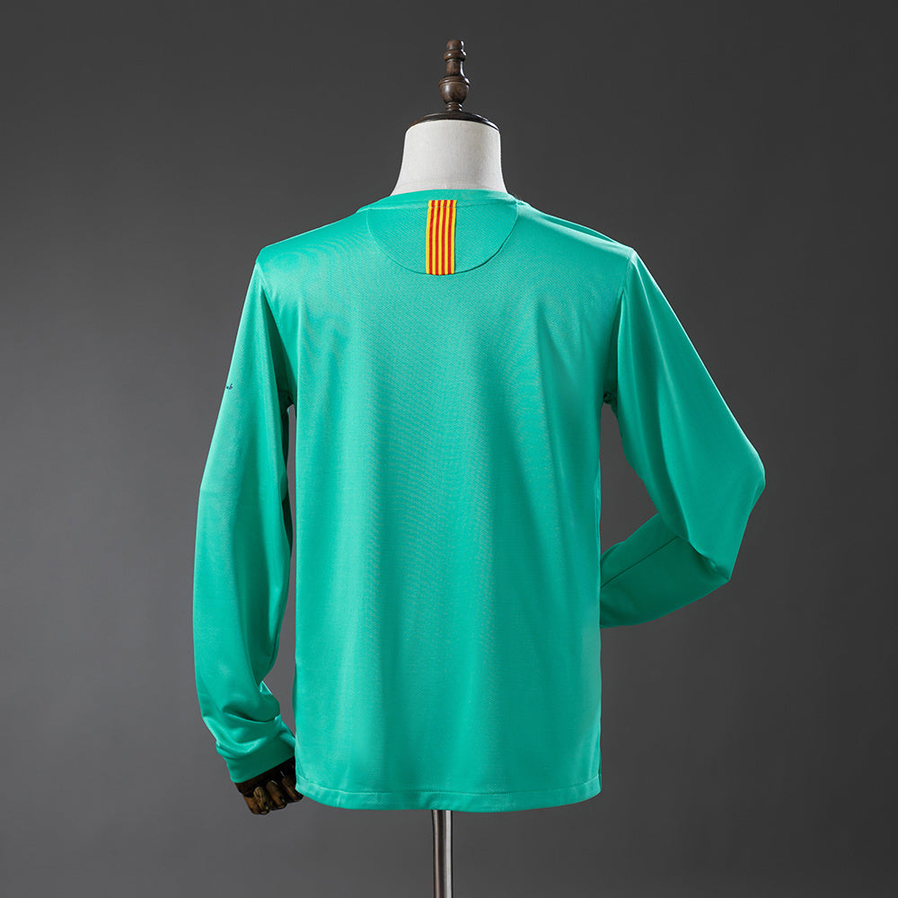 Barcelona 10/11 Away Long-Sleeve Retro Jersey