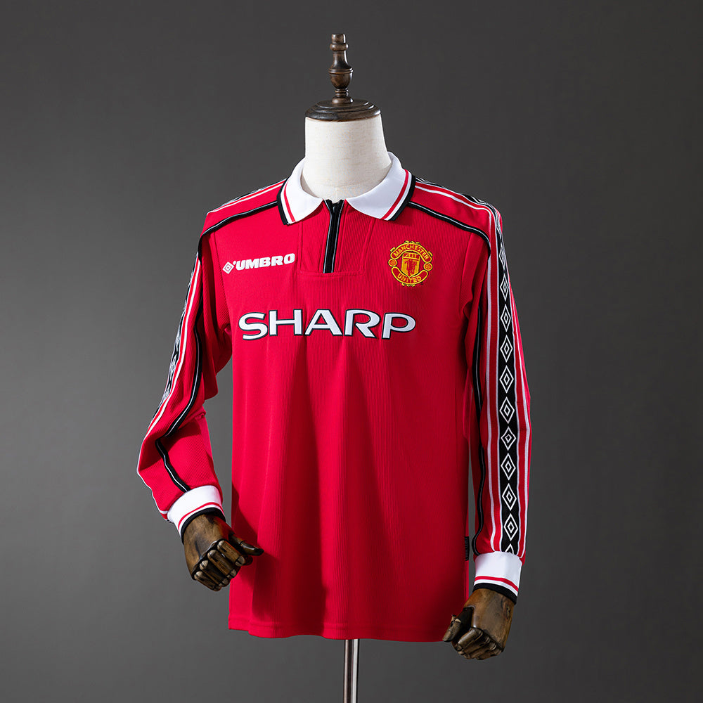 Retro Manchester United 98/99 Home Long Sleeve Shirt