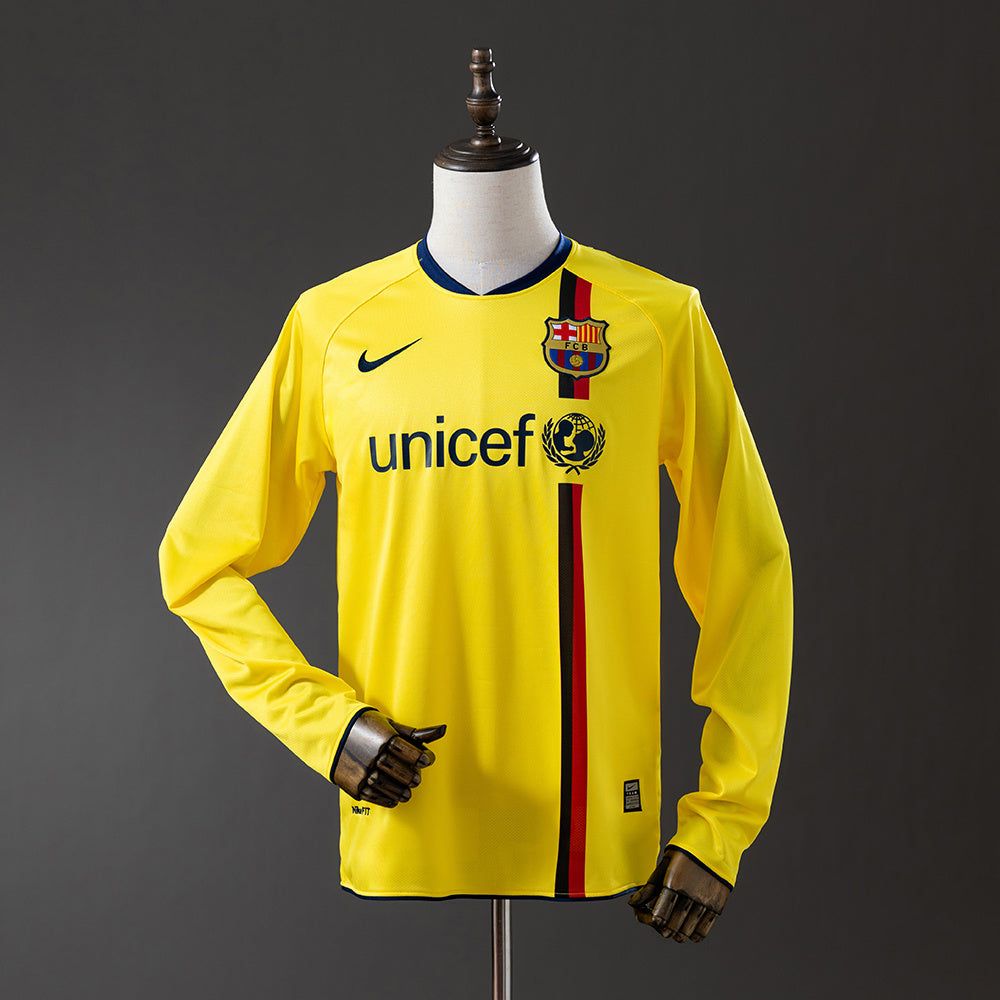 Retro Long Sleeve Barcelona 08/09 Away
