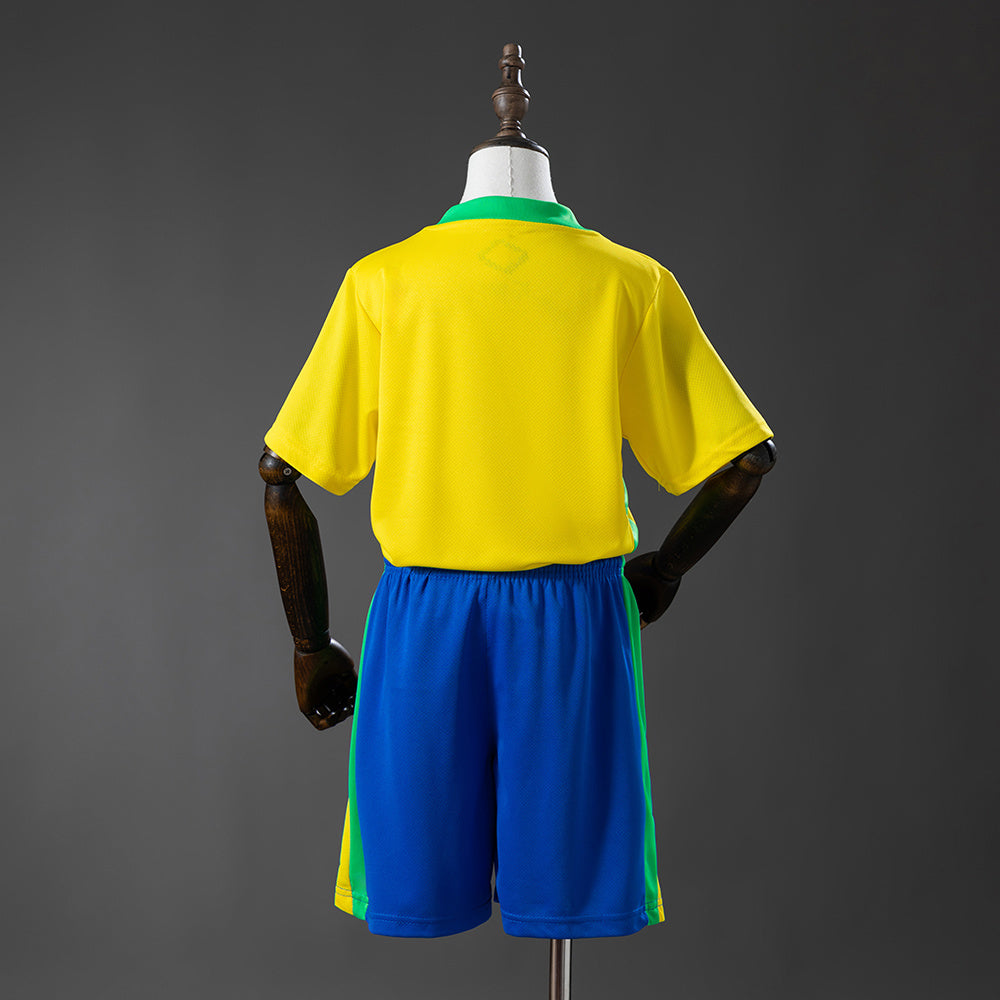 Brazil 2025 Home Kids Kit Jersey