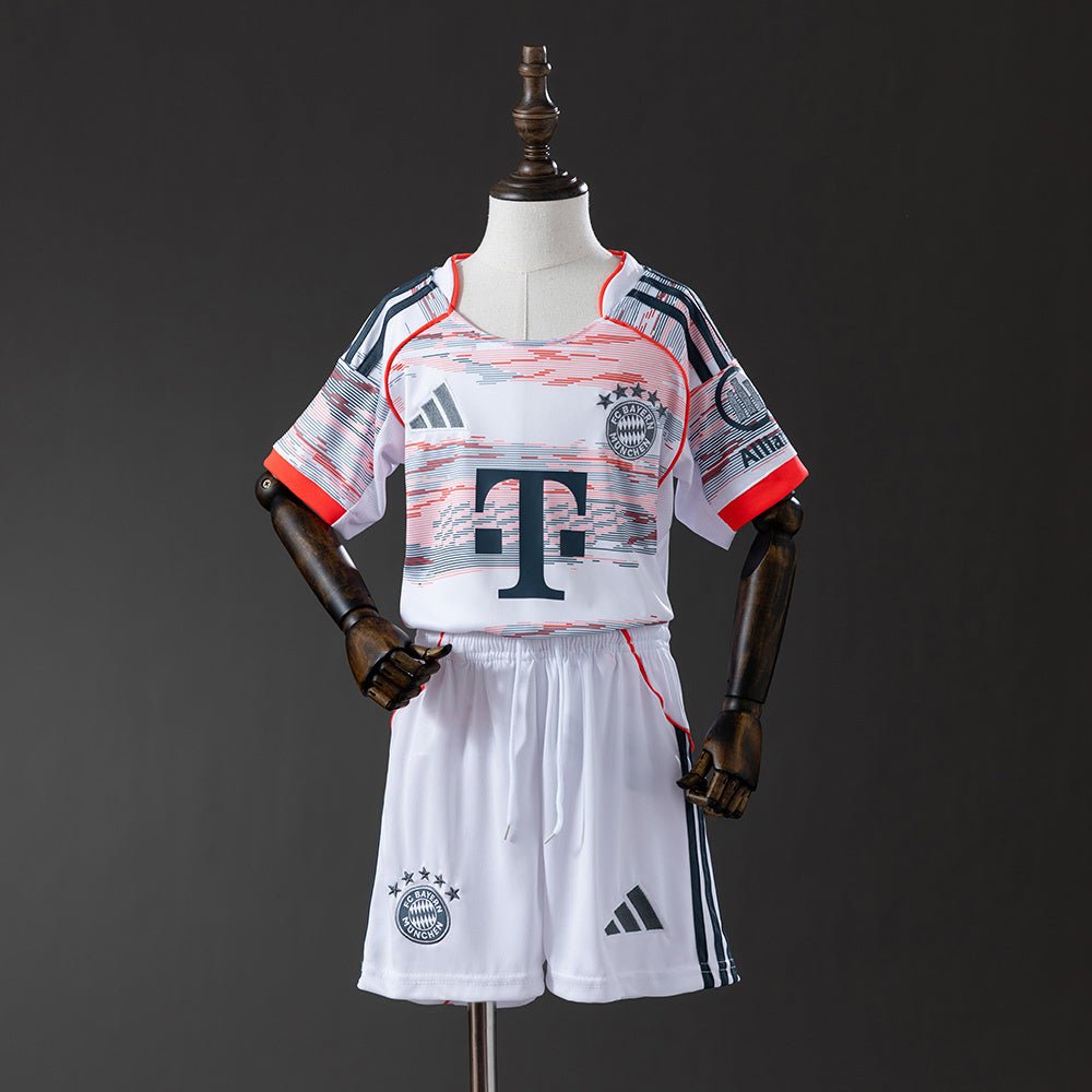 Bayern Munich 25/26 Kids Away Shirt - theftblkits