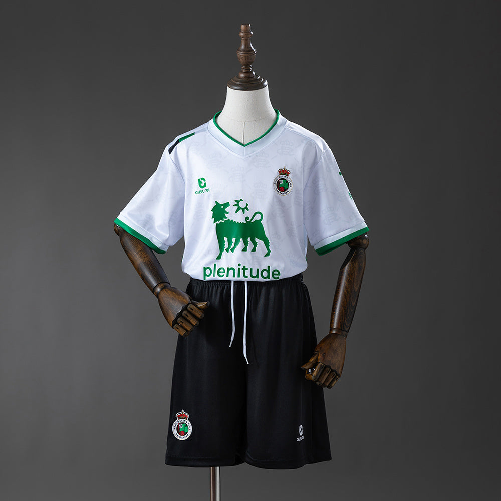 Racing Santander 25/26 Home Kids Kit Jersey