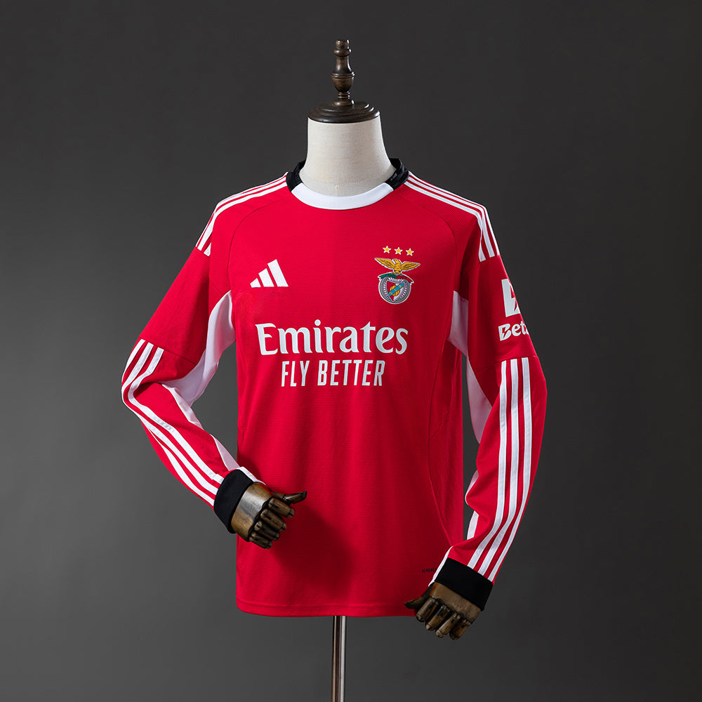 25/26 Long Sleeve Benfica Home