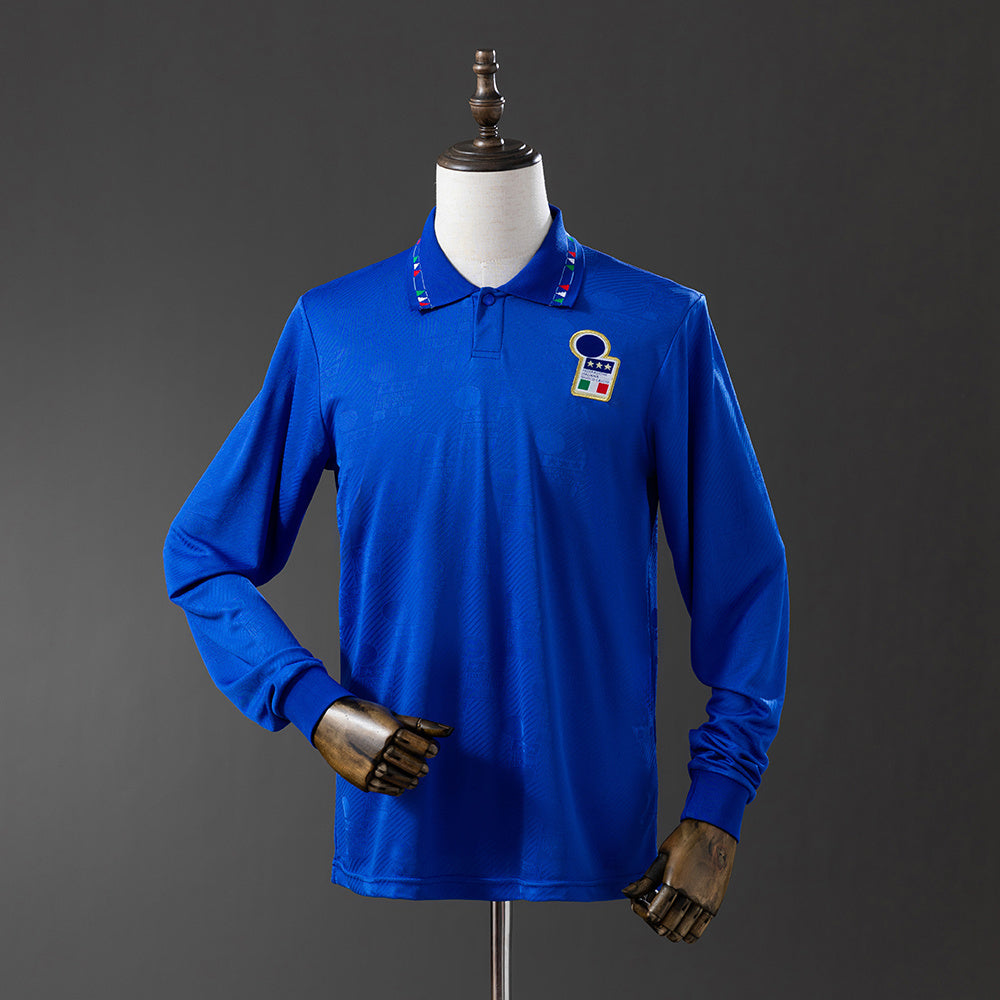 Italy 1994 Home Long Sleeve Retro Jersey