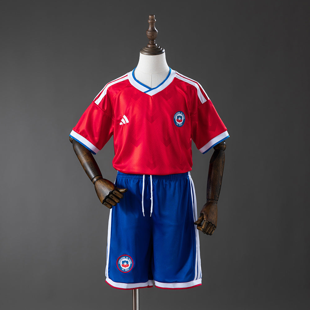 Chile 2026 Home Kids Kit Jerseys
