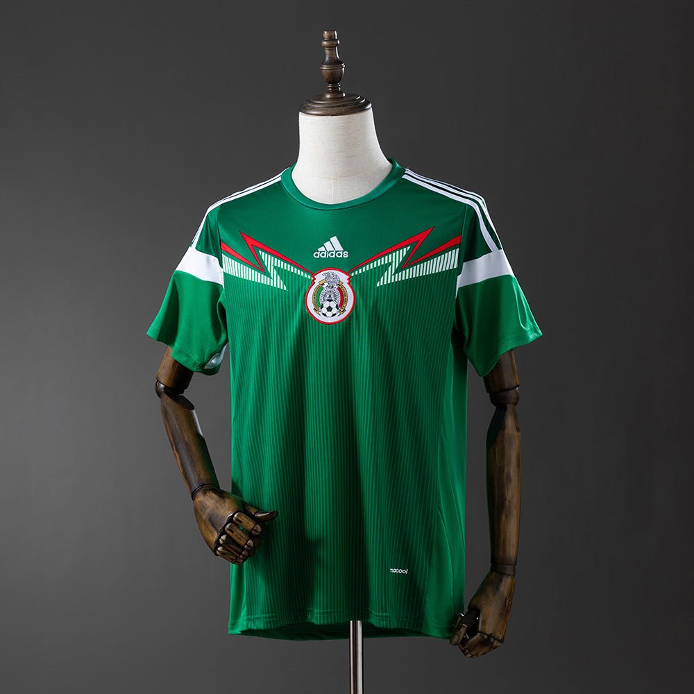 Retro 2014 Mexico Home Shirt - theftblkits