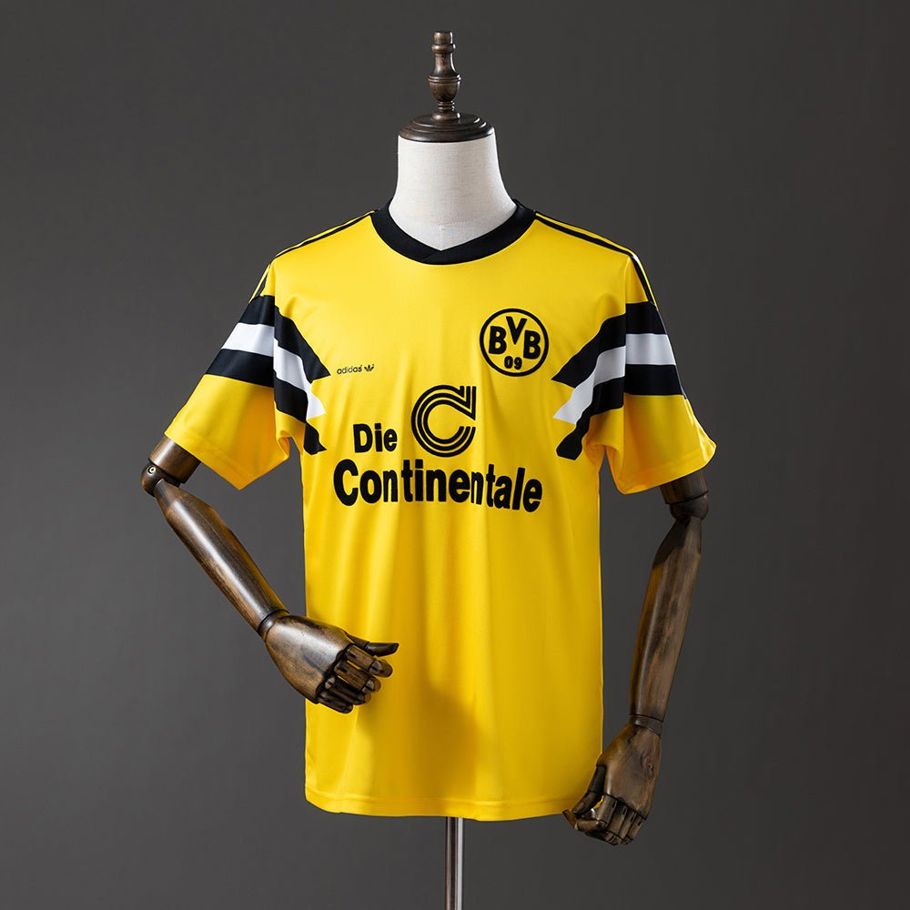 Retro Borussia Dortmund 1989 Home Shirt - theftblkits