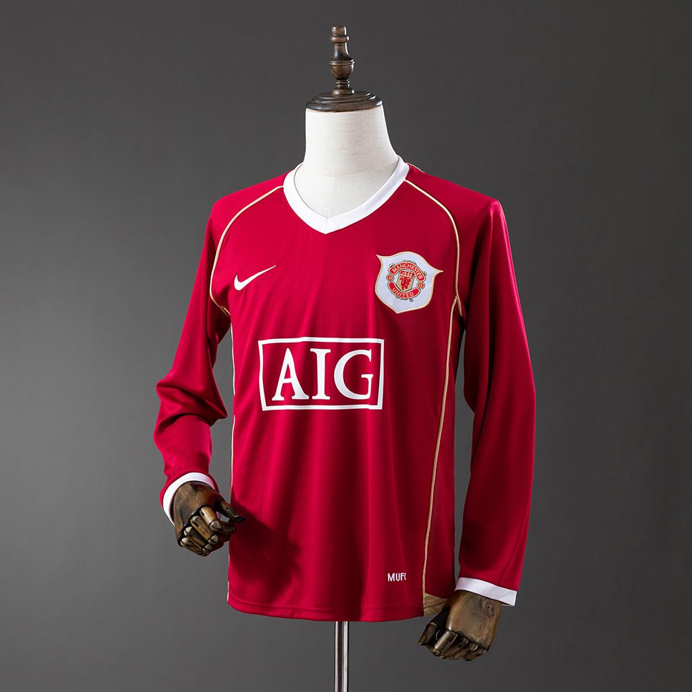 Retro Manchester United 06/07 Home Long Sleeve - theftblkits