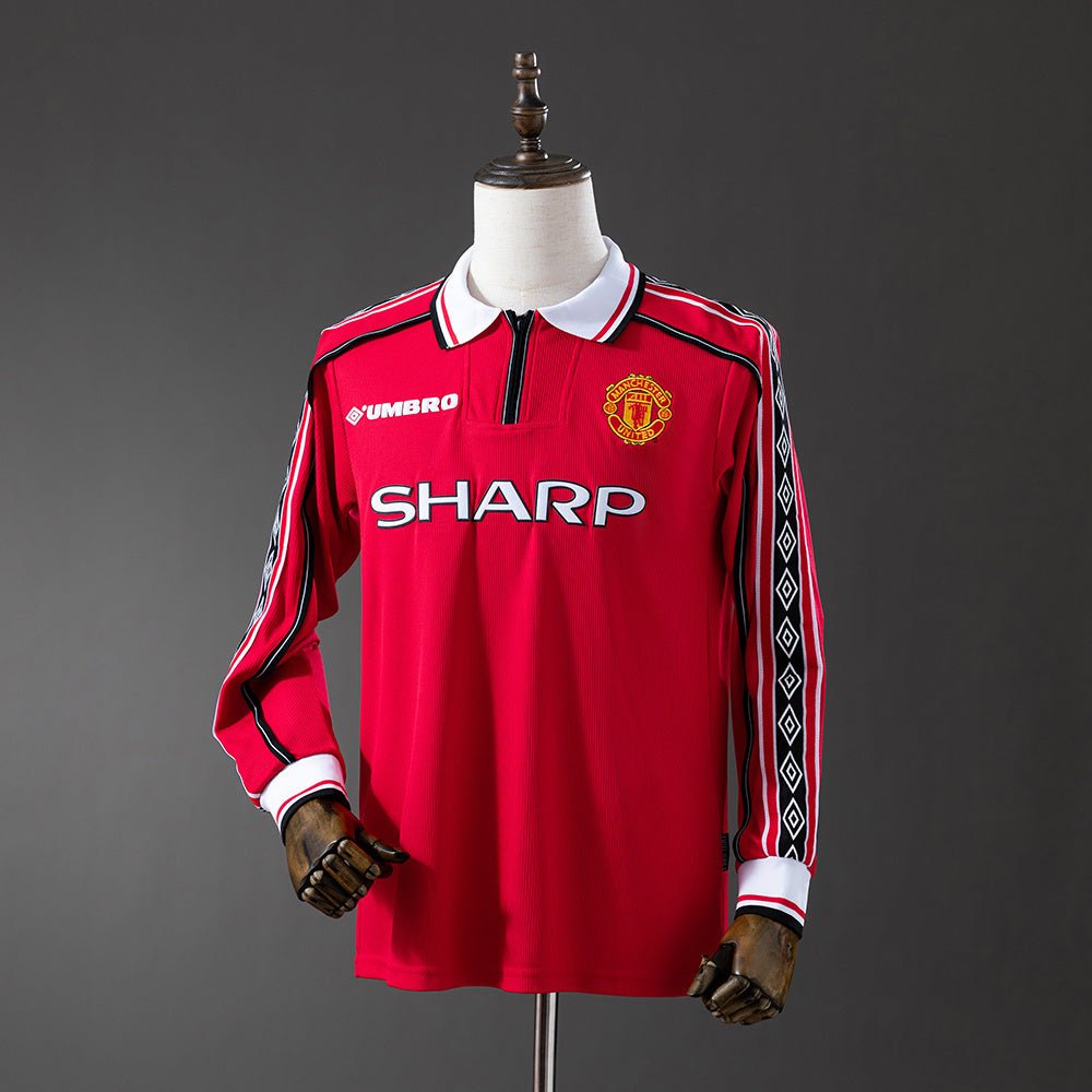Retro Manchester United 98/99 Home Long Sleeve Shirt - theftblkits