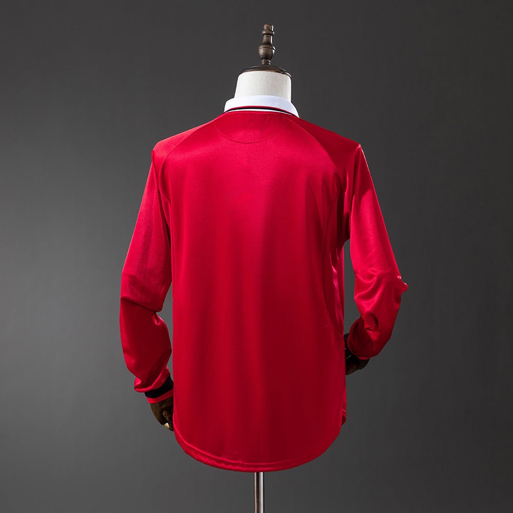 Retro Manchester United 99/00 Home Long Sleeve - theftblkits