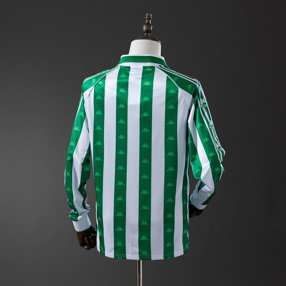 Retro Real Betis 95/97 Home Shirt Long Sleeve - theftblkits