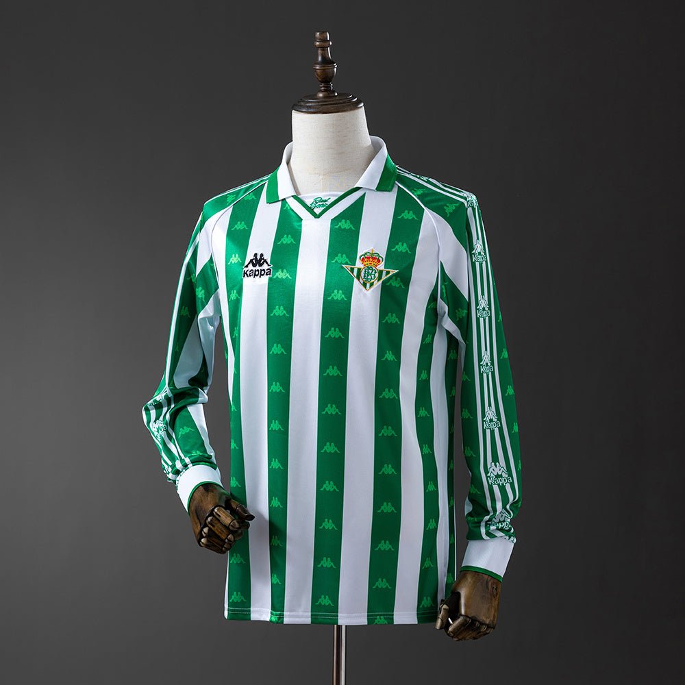Retro Real Betis 95/97 Home Shirt Long Sleeve - theftblkits